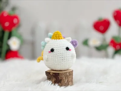 Unicorn Crochet Pattern, No Sew Amigurumi Crochet Pattern, No Sew Crochet Pattern, Crochet Pattern