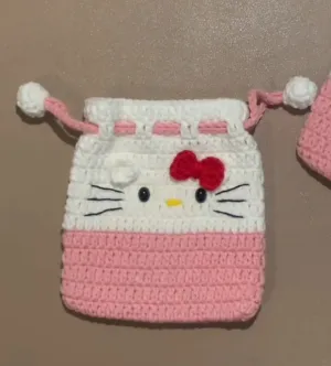 Hello kitty Sanrio drawstring pouch
