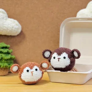 Monkey No Sew Crochet Pattern, Monkey Crochet Pattern, Amigurumi Crochet Pattern, Monkey Amigurumi Crochet Pattern