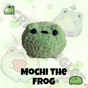 Mochi the chubby frog