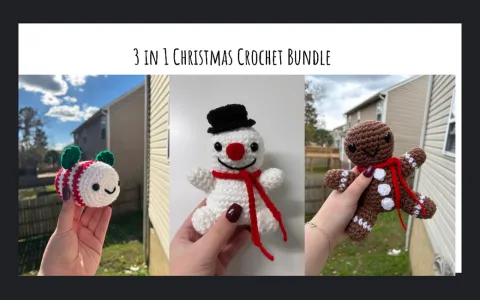 3 in 1 Christmas Crochet Pattern Bundle