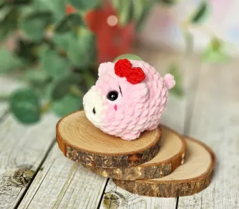 No Sew crochet piggy amigurumi pattern