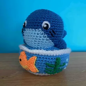 Whale In A Fishbowl Amigurumi Pattern