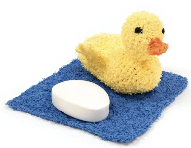 Duckie Soap Holder and Cloth