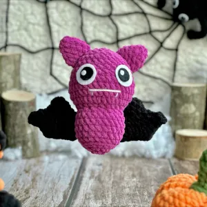 Mini Bat Halloween Crochet Pattern, Kawaii Halloween Crochet Pattern, Halloween Amigurumi Crochet Patterns