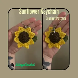 Sunflower Keychain