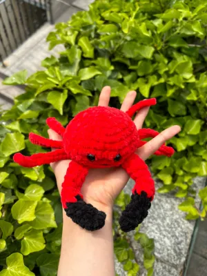 no-sew crab plush