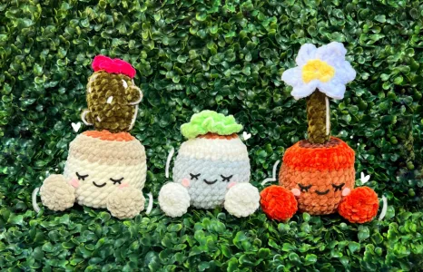 Potted Plant Pals 3-in-1 Pattern