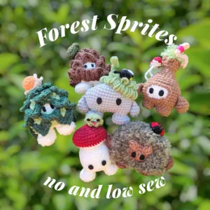 Forest Sprites (no & low sew)