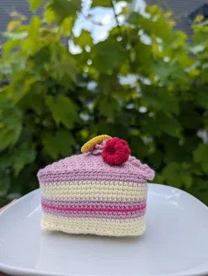 Raspberry Lemon Cake Slice