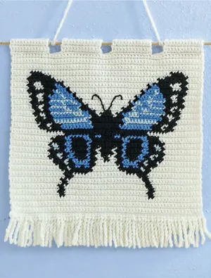 Pair of Butterfly Wall Hangings