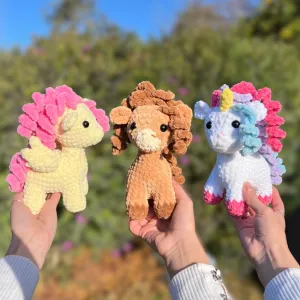 3-in-1 Pony, Pegasus & Unicorn - pattern only