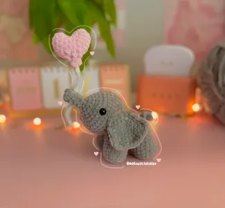 Rosie the Balloon Elephant Crochet Pattern