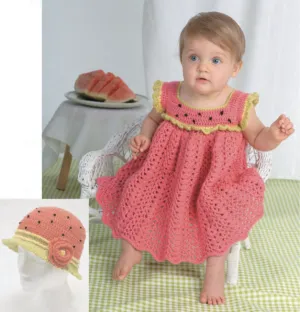 Watermelon Dress and Hat