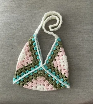 easy crochet granny square bag