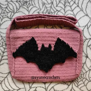 Pastel goth bat bag