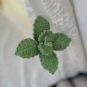 How to Crochet Mint Leaf