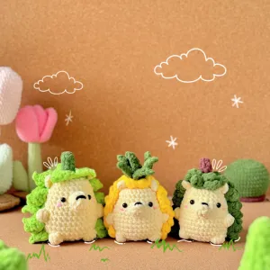 Low Sew Fruity Spiky Pals Crochet Pattern, Amigurumi Hedgehog Crochet Patterns, Hedgehog Plushie Crochet Pattern