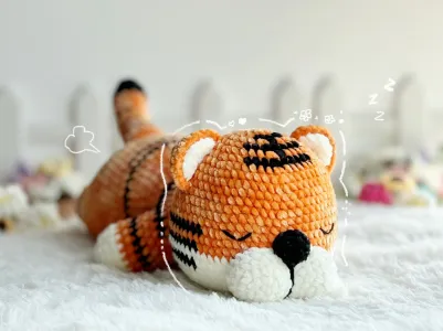 Tiger Amigurumi Crochet Pattern
