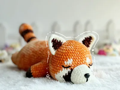 Red Panda Amigurumi Crochet Pattern