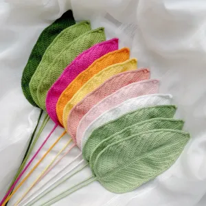 How to Crochet Broad Strelitzia Leaf