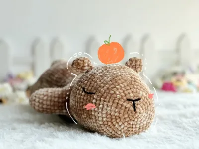 Capybara Amigurumi Crochet Pattern, Amigurumi Crochet Pattern, Amigurumi Crochet Pattern English, Handmade Amigurumi Crochet Pattern
