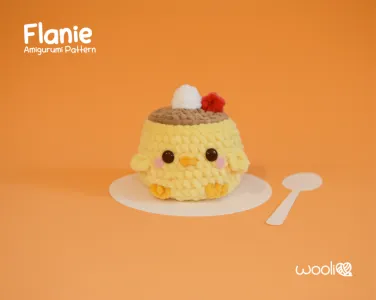 Flanie the Chicken Flan