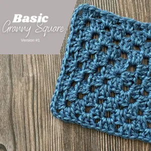 Basic Granny Square Crochet Pattern Version 1
