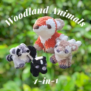 4-in-1 Woodland Animals (Set 1)