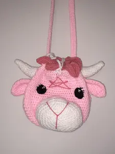 Baphy the Baphomet Crochet Purse