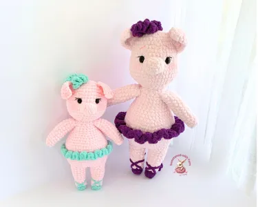 Pig Ballerina Plushie