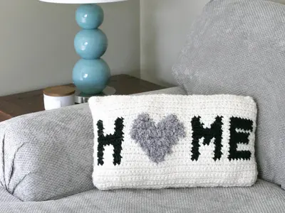 Home Heart Pillow