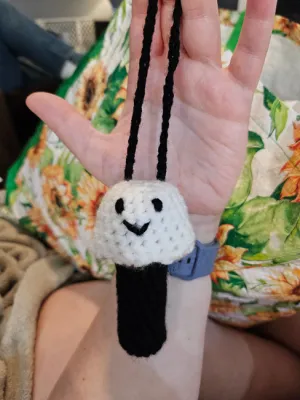 Ghost lipbalm holder/bag charm