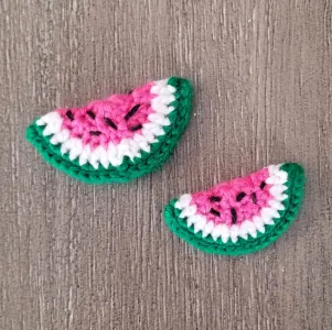 Watermelon Applique Crochet Pattern