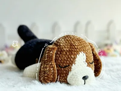 Beagle Amigurumi Crochet Pattern, Amigurumi Crochet Pattern, Amigurumi Crochet Pattern English, Handmade Amigurumi Crochet Pattern