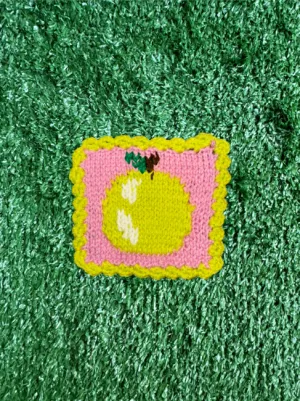 Rootin Tootin Green Apple Coaster Pattern