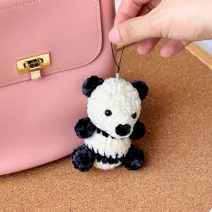 Panda Amigurumi Keychain Crochet Pattern, Crochet Amigurumi, Amigurumi Keychain, Stuffed Animal Doll Tutorial, Easy Pattern