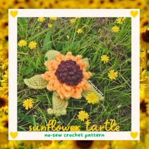 No-Sew Sunflower Turtle