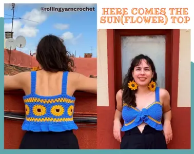 Here Comes the Sun(flower) Top