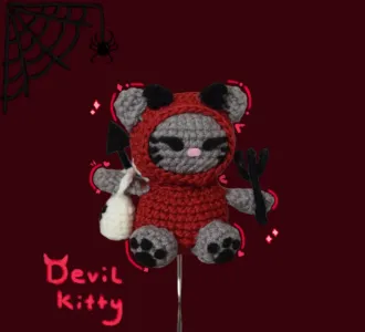 Trick or Treat Devil kitty