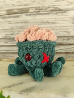 No-sew zombie octopus