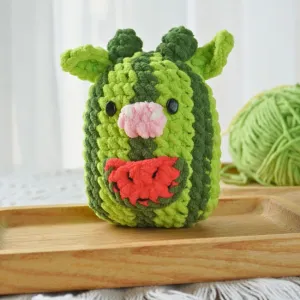 Cow Watermelon  Marshmallow Crochet Pattern