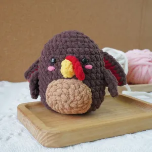 Turkey Marshmallow Amigurumi Crochet Pattern