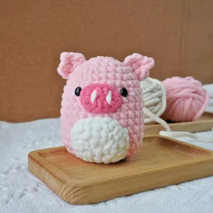 Pig Marshmallow Amigurumi Crochet Pattern