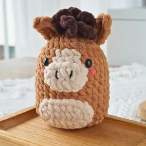 Horse Marshmallow Amigurumi Crochet Pattern