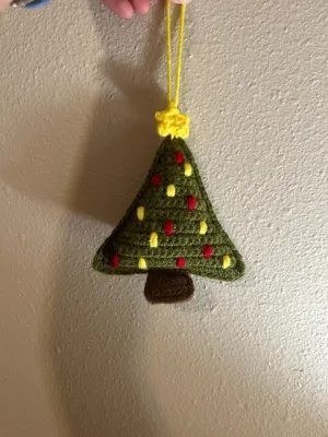 2d Christmas Tree Ornament