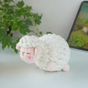 Pudgy Sheep Amigurumi Crochet Pattern