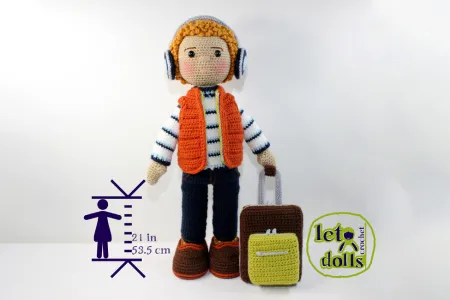 Dan Large Crochet Doll