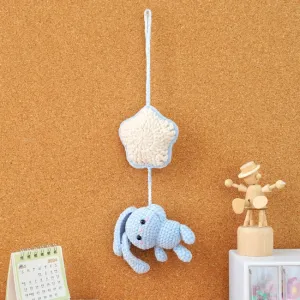 Hanging Bunny Amigurumi Crochet Pattern, Hoppy Bunny Buddy Crochet Pattern, Crochet Amigurumi, Stuffed Animal Doll Tutorial