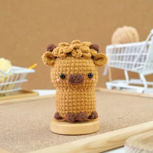 Highland Cow Keychain Crochet Pattern